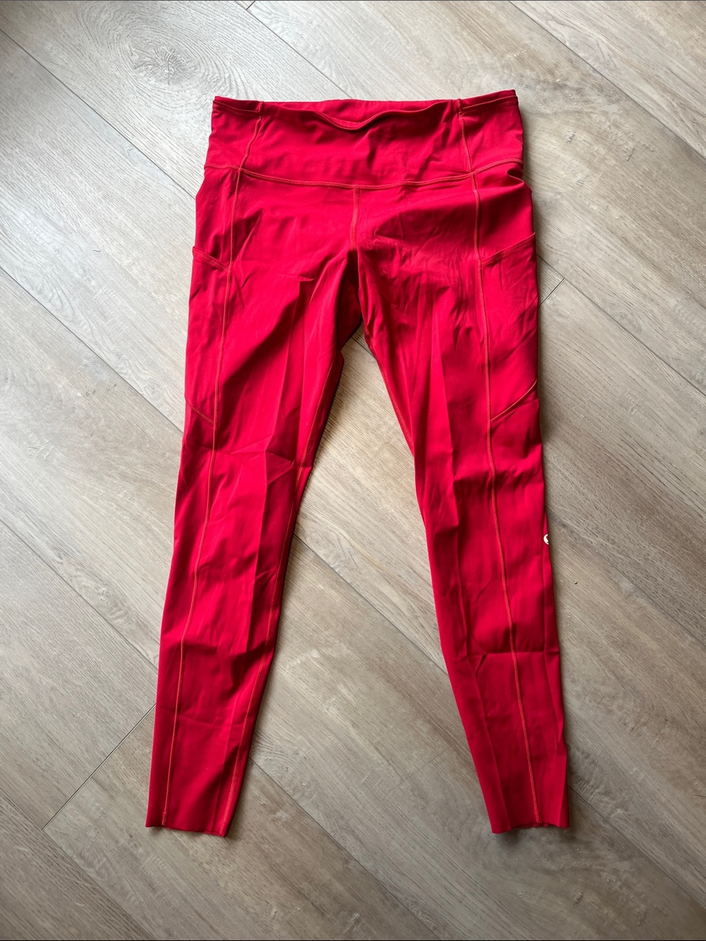 Red fast and free 28 in leggings